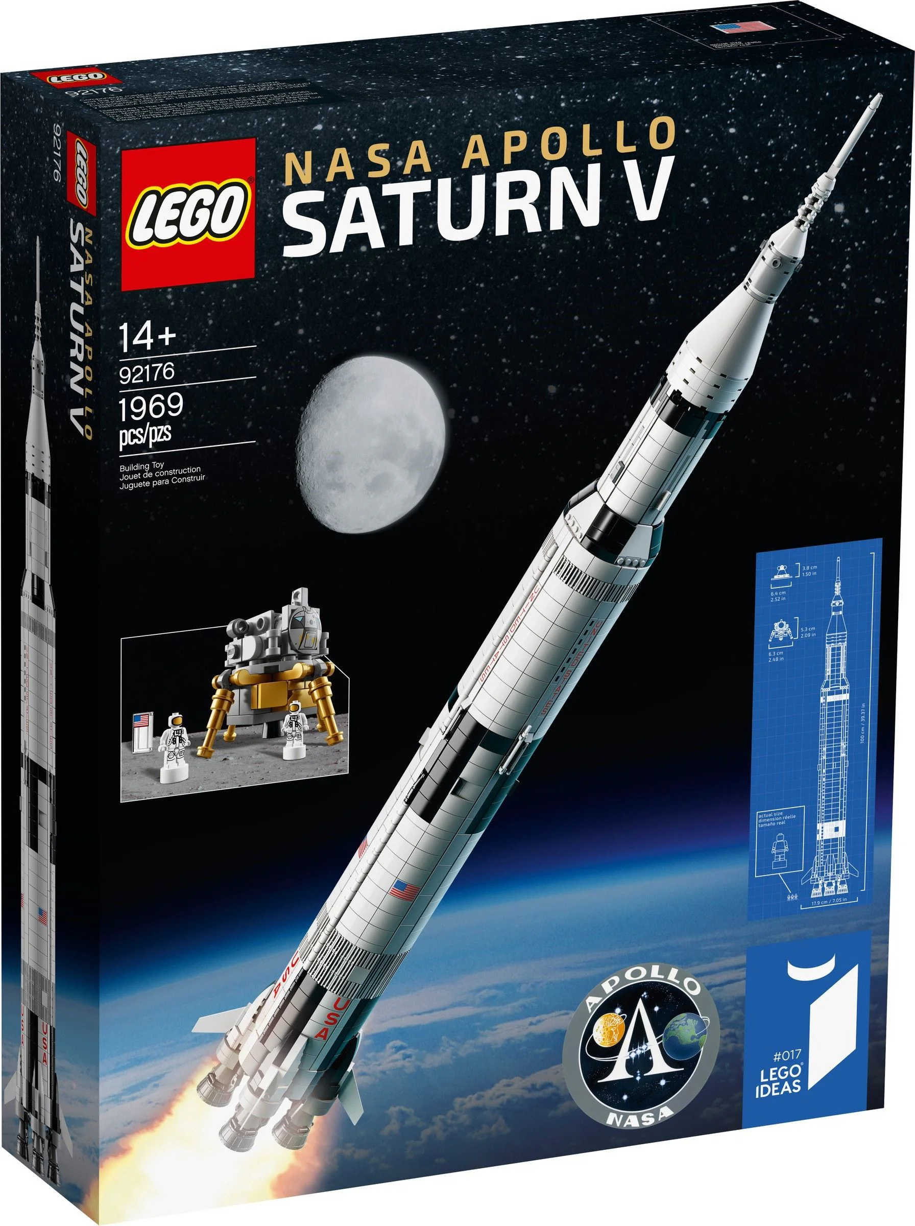 LEGO NASA Apollo Saturn V 鹰牌 无号 image 19