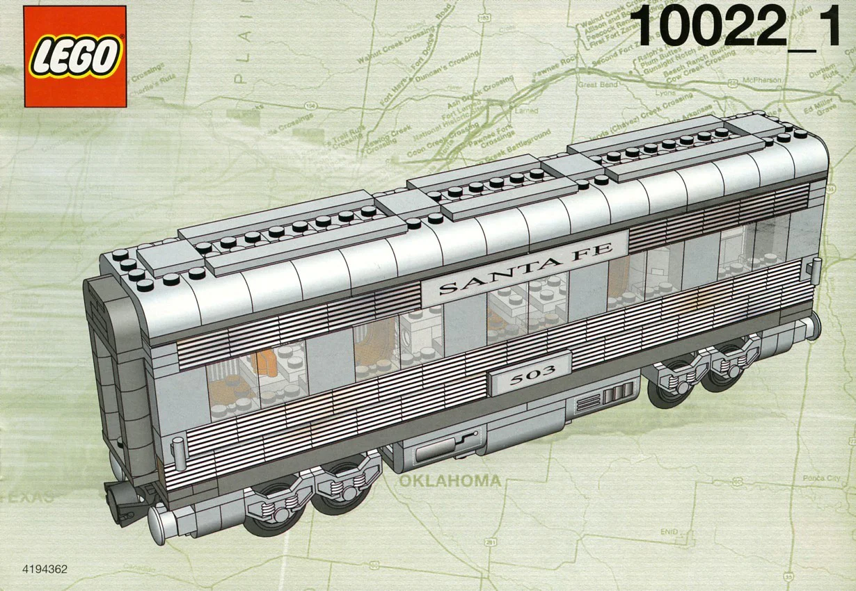 SANTA FE TRAIN CAR II 乐高 LEGO 10022 image 1