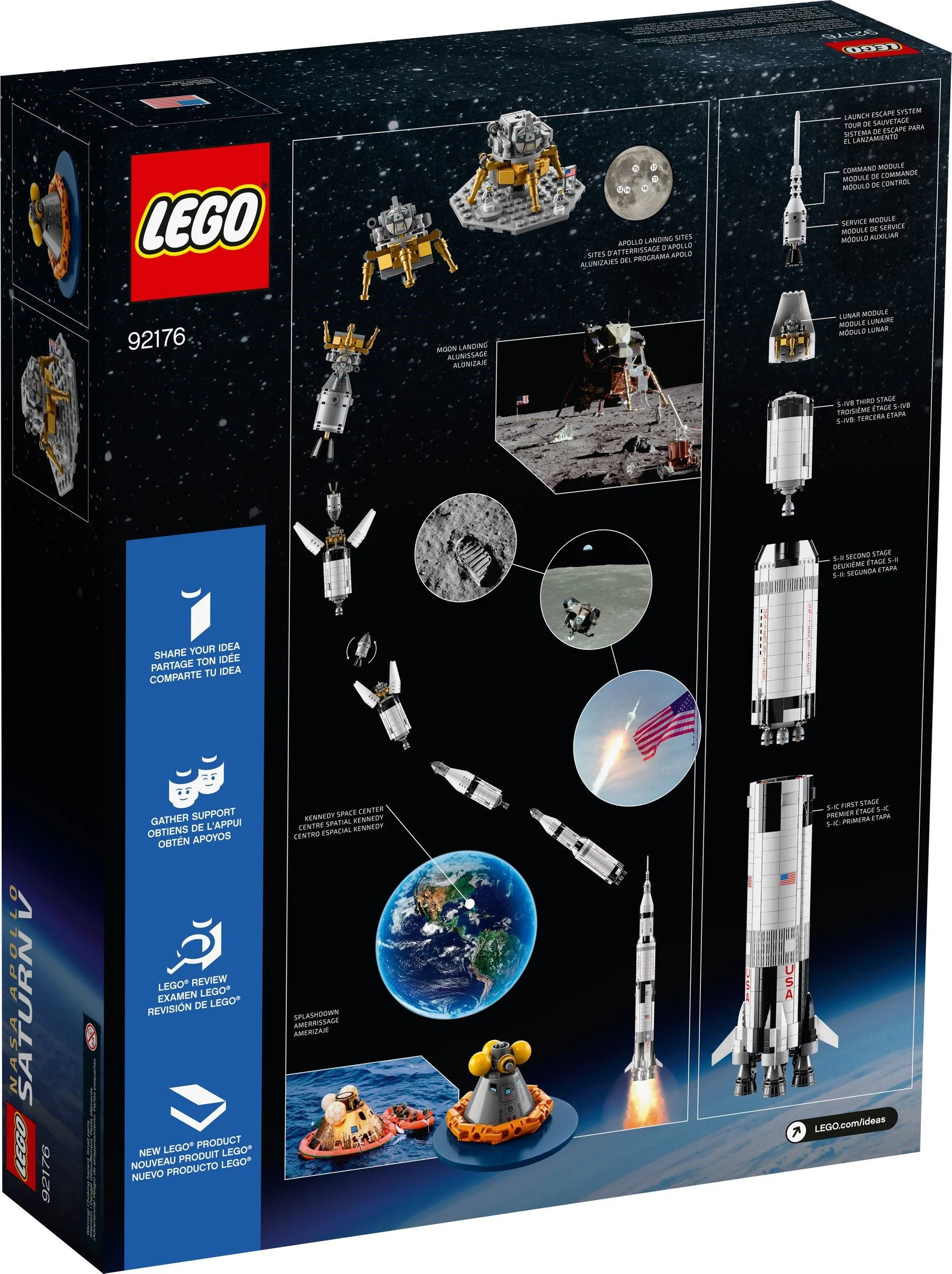 LEGO NASA Apollo Saturn V 鹰牌 无号 image 21
