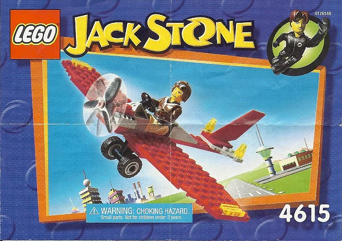 JACK STONE: RED RECONNAISSANCE AIRCRAFT 乐高 LEGO 4615 image 1