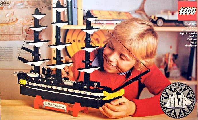 Starry Constellation Ancient Sailing Boat 乐高 LEGO 398