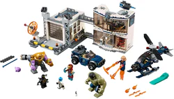 The Avengers' base battle