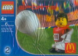Red shirt footballer