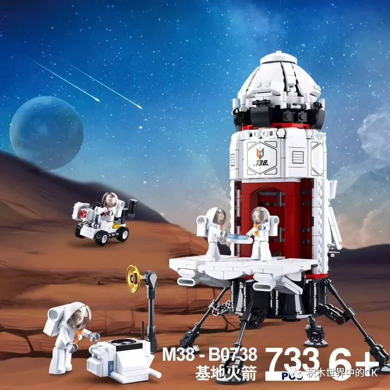 Exploration interplanetary: Base rocket 小鲁班 Sluban M38-B0738 image 1