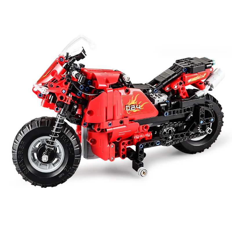 A racetrack motorcycle 咔搭 CaDA/双鹰 DoubleE C51024