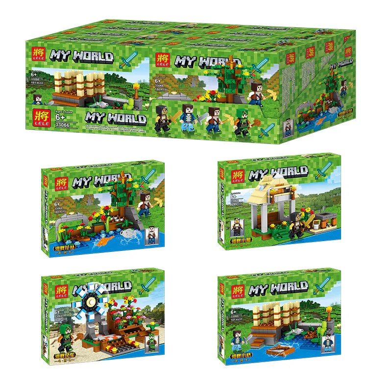 My world scene, section four, riverside bridge, riverside flower, riverside cabin, riverside windmill 33066-1 image 3