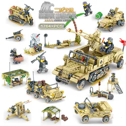 SECTION 4 SD.KFZ.7B SEMI-TRACKED ANTI-AIRCRAFT GUN VEHICLE, SD.KFZ 221 ARMOURED VEHICLE SD.KFZ SEMI-TRACK MOTORCYCLE, WILLIS JEEP, 82-BARREL ANTI-AIRCRAFT ANTI-AIRCRAFT GUN VEHICLE