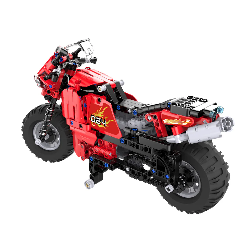 A racetrack motorcycle 咔搭 CaDA/双鹰 DoubleE C51024 image 8