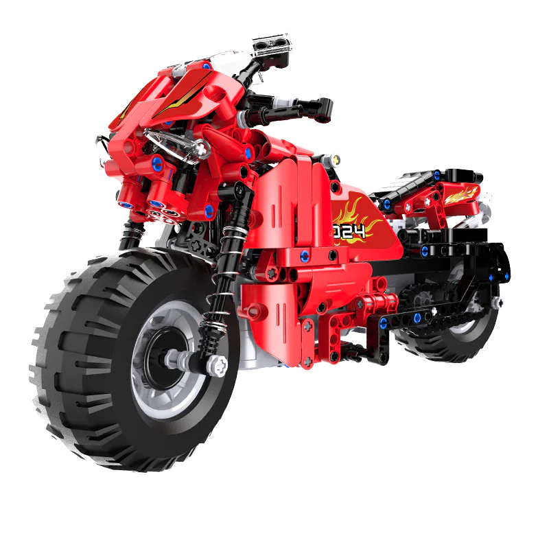 A racetrack motorcycle 咔搭 CaDA/双鹰 DoubleE C51024 image 9