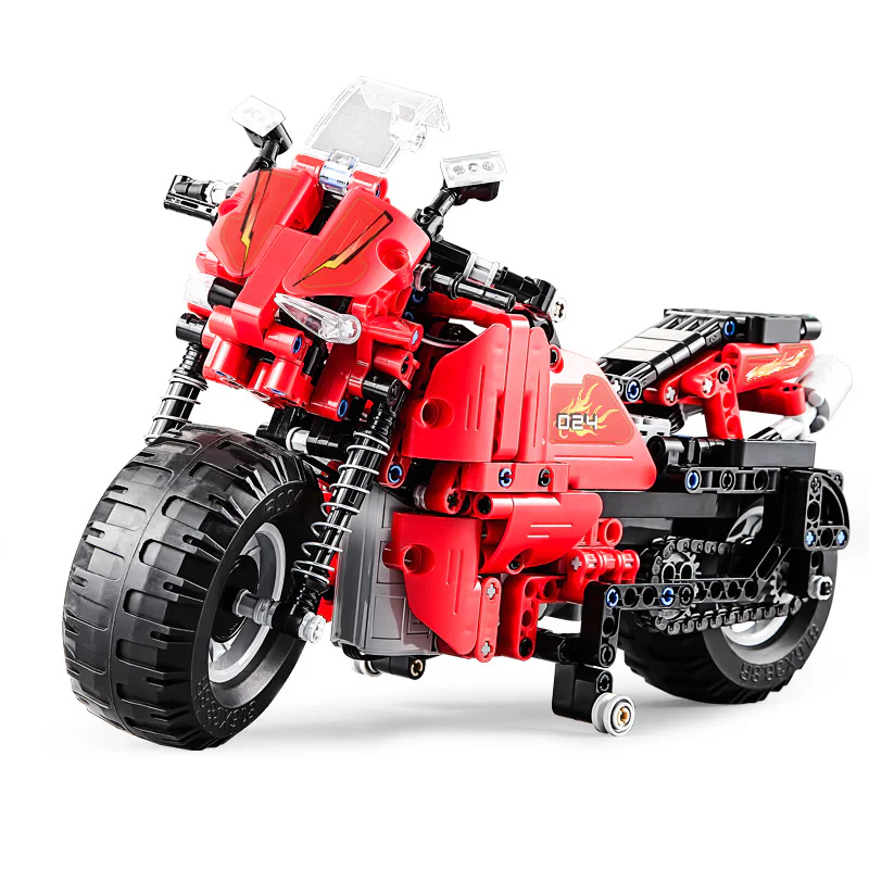 A racetrack motorcycle 咔搭 CaDA/双鹰 DoubleE C51024 image 12