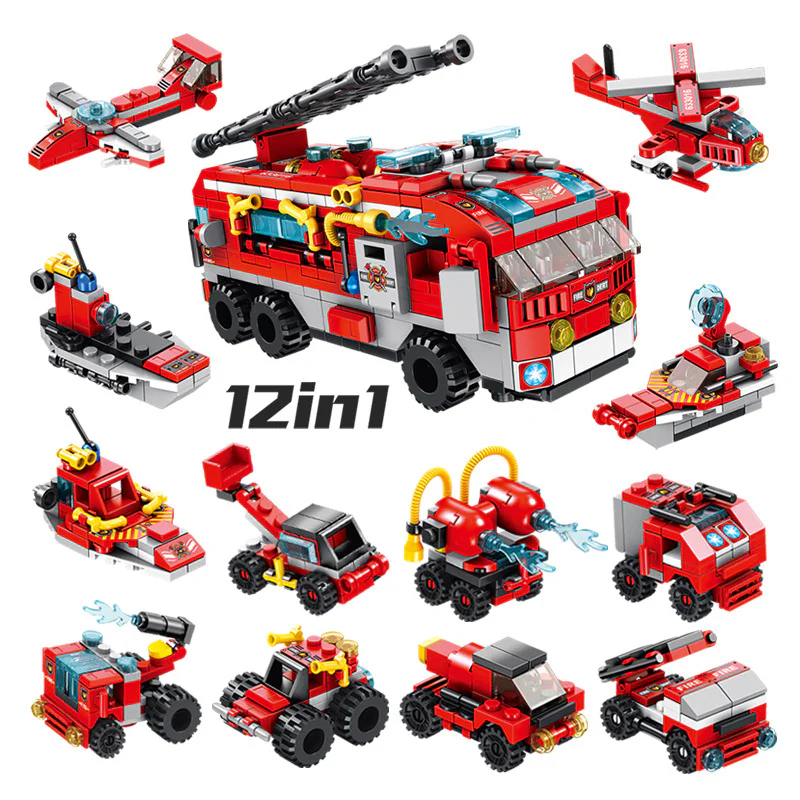 URBAN FIRE UNIT (12IN1) 潘洛斯 PANLOSBRICK 633016