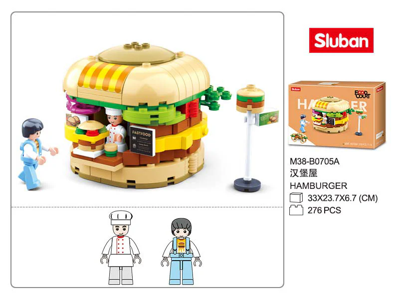 Creative Flavor Street Food Series 8 Flavors 小鲁班 Sluban M38-B0705H image 3