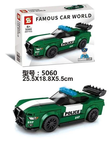 Ford Mustang Police Car iBLOCK PL-920-132 image 2