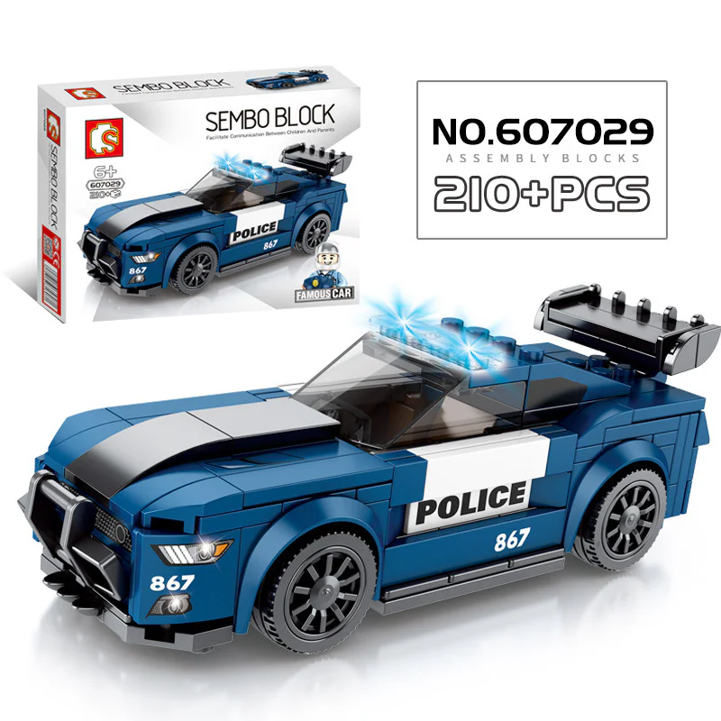 Ford Mustang Police Car iBLOCK PL-920-132 image 3