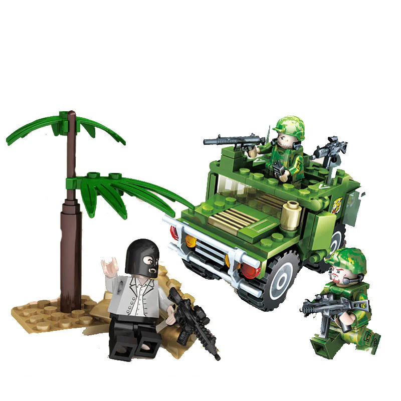 "Line of Fire: War Machine 4 Variants - Tiger Roar Pursuit, Dragon Tornado Storm, Tank Assault, Storm Missile Guidance" 古迪 GUDI 8015 image 15