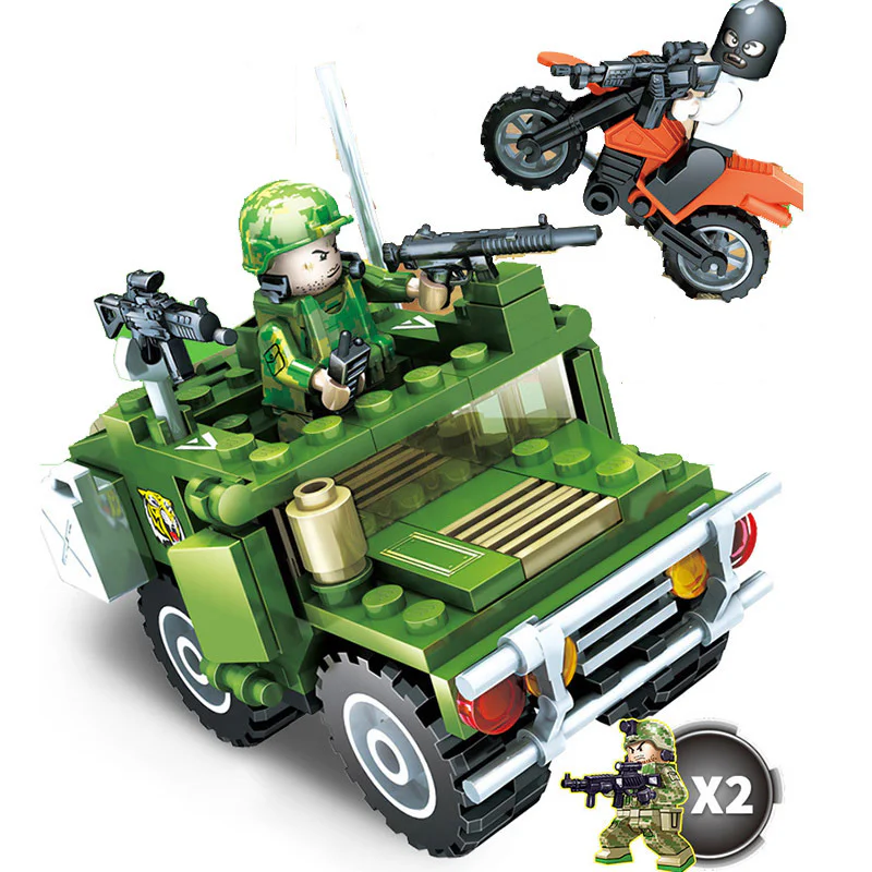 "Line of Fire: War Machine 4 Variants - Tiger Roar Pursuit, Dragon Tornado Storm, Tank Assault, Storm Missile Guidance" 古迪 GUDI 8015 image 21