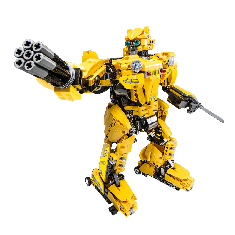 TRANSFORMING ROBOT: B127 - ROYAL BEE BUMBLEBEE, YELLOW BEATLES 咔搭 CaDA/双鹰 DoubleE C51029 image 2