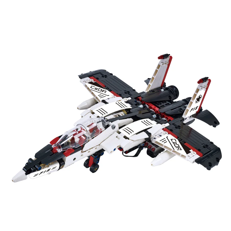 TRANSFORMING ROBOTS: RED SPIDER, F-15 EAGLE FIGHTER 咔搭 CaDA/双鹰 DoubleE C51030 image 3