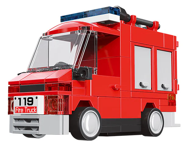 Returners: fire trucks 迪库 DECOOL/酷小砖 BrickCool 22006