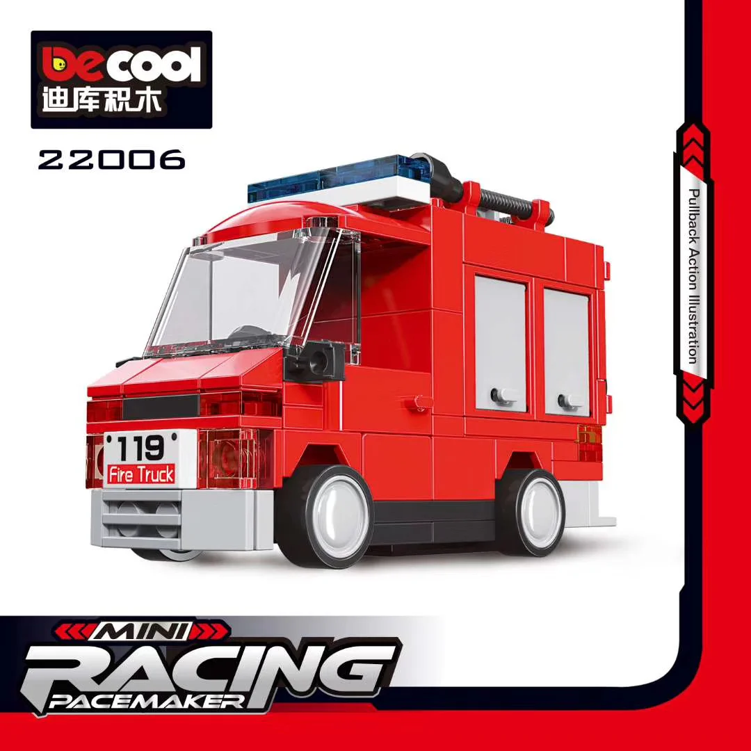 Returners: fire trucks 迪库 DECOOL/酷小砖 BrickCool 22006 image 1