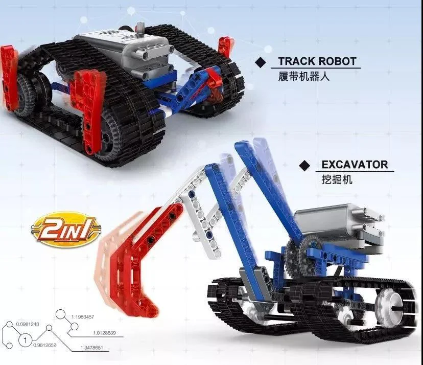 Power machines: excavators, tracked robots 万格 WANGE/乐博士 Dr.Luck 3803 image 1