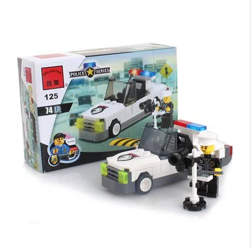 Police: Speeding police vehicle 启蒙 QMAN/ENLIGHTEN/Keeppley 125 image 1