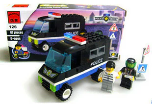 Police: transport police vehicles 启蒙 QMAN/ENLIGHTEN/Keeppley 126 image 2