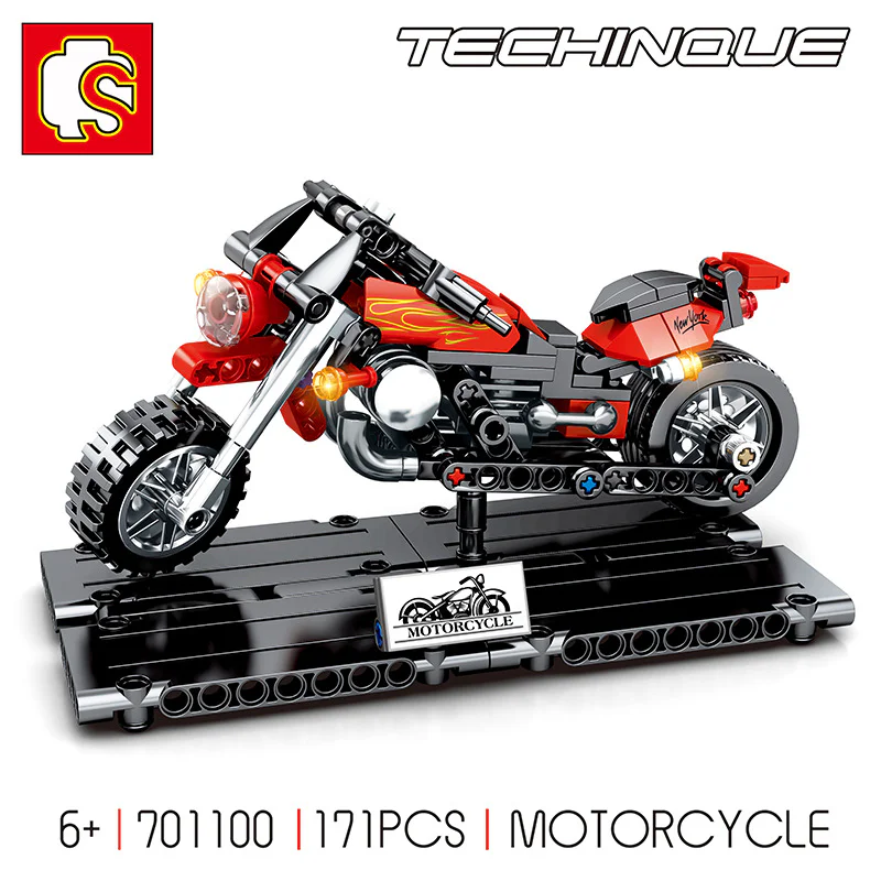 Lego Hot Wheels Kit: Harley-Davidson Model 森宝 SEMBO 701100