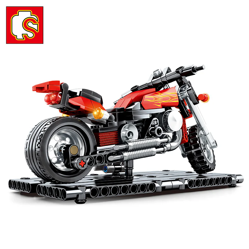 Lego Hot Wheels Kit: Harley-Davidson Model 森宝 SEMBO 701100 image 2