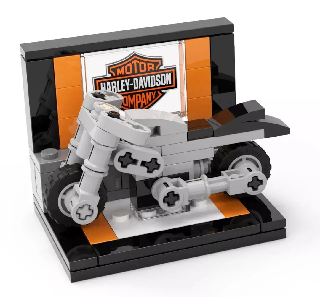 Micro Harley-Davison motorcycle 乐高 LEGO HARLEY