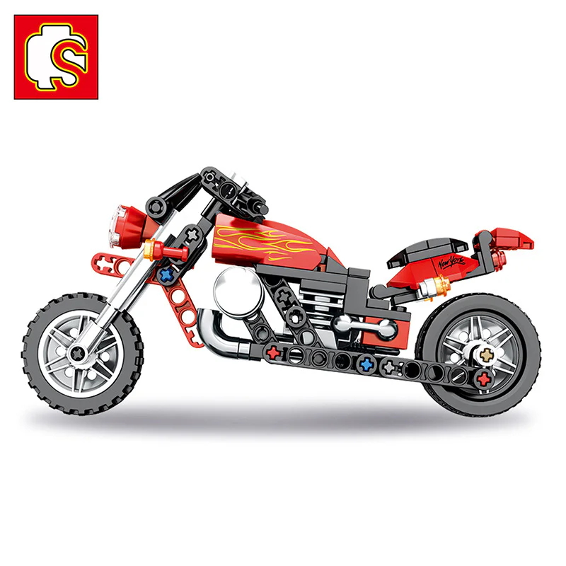Lego Hot Wheels Kit: Harley-Davidson Model 森宝 SEMBO 701100 image 4