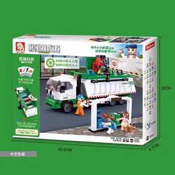 Simulation of cities: garbage removal vans, garbage sorting brain battles