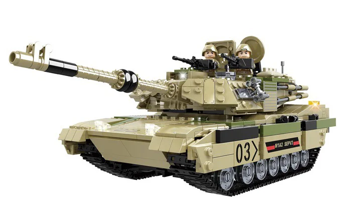 TANK WORLD: ABRAMS M1A2 MAIN BATTLE TANK 沃马动漫 WOMA C0125
