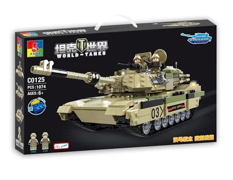 TANK WORLD: ABRAMS M1A2 MAIN BATTLE TANK 沃马动漫 WOMA C0125 image 2
