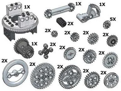 Technology gears 乐高 LEGO 10076 image 2