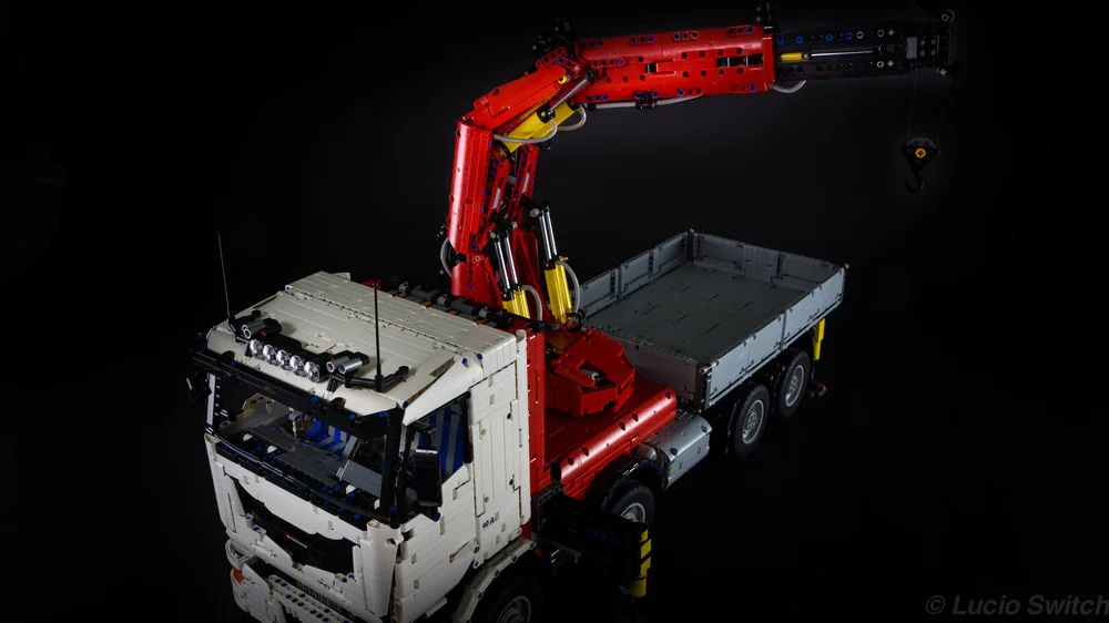 Air-powered winch for crane truck MOC-8800 image 4