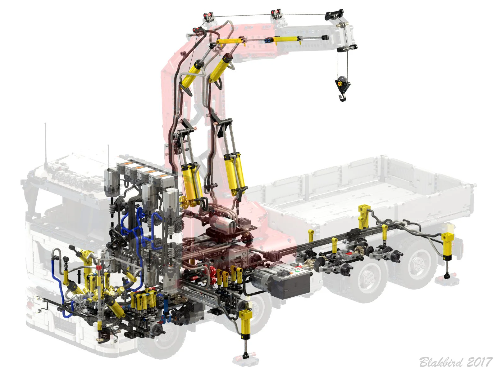 Air-powered winch for crane truck MOC-8800 image 11