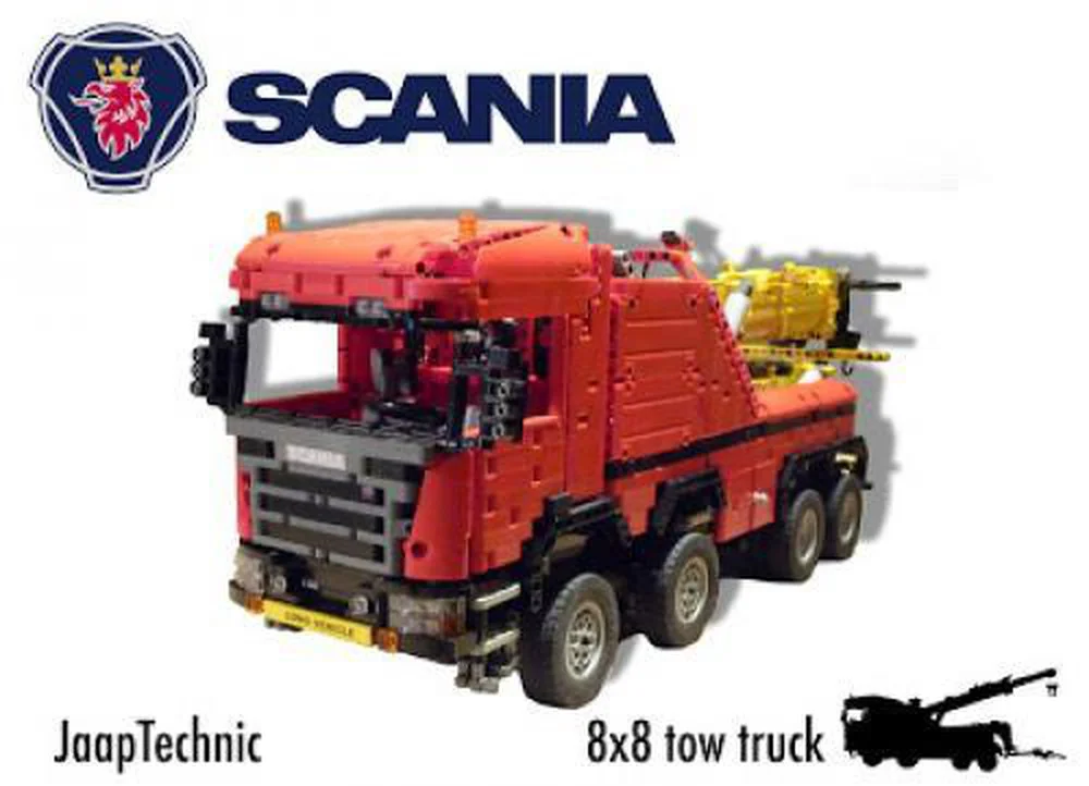 Scania 8x8 Extreme Tractor Trailer MOC-0583 image 1