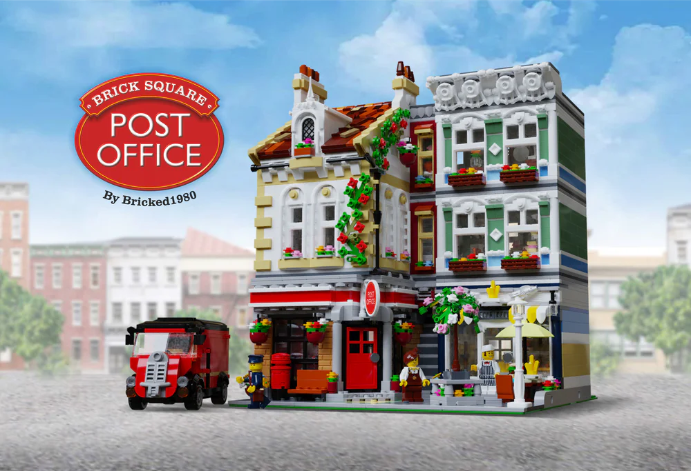 Block Square Post Office MOC-22101 image 1