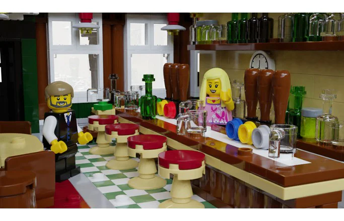 Streetview: Queen's Bar in Brictoria MOC-28774 image 12