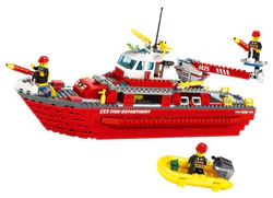 Fire department: maritime fire boat