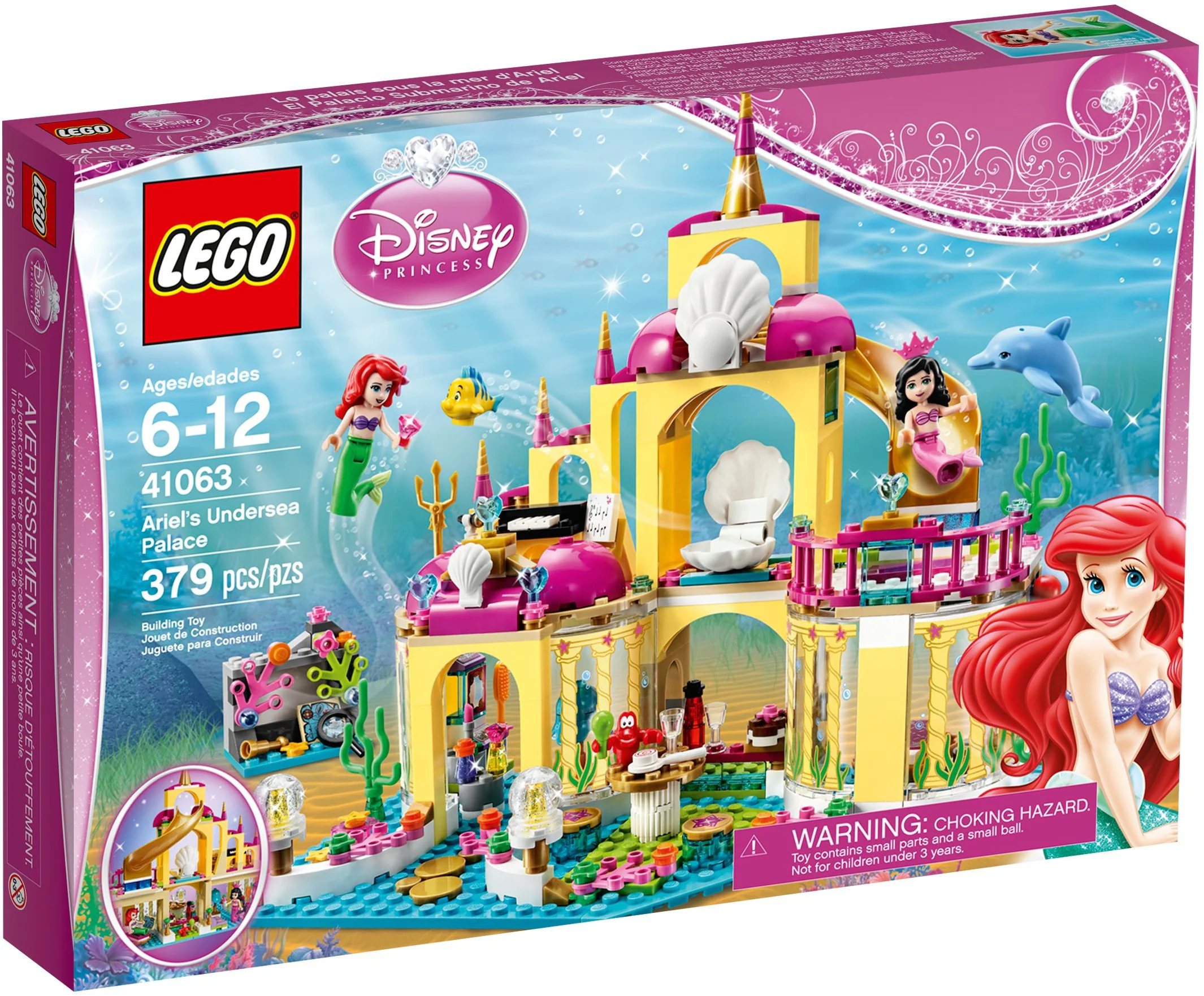 The underwater palace of the beautiful mermaid princess Ariel. 杰高JIEGO JG306 image 1