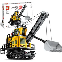 Vagabond Earth: a mechanized-forklift in the vagrant Earth mine