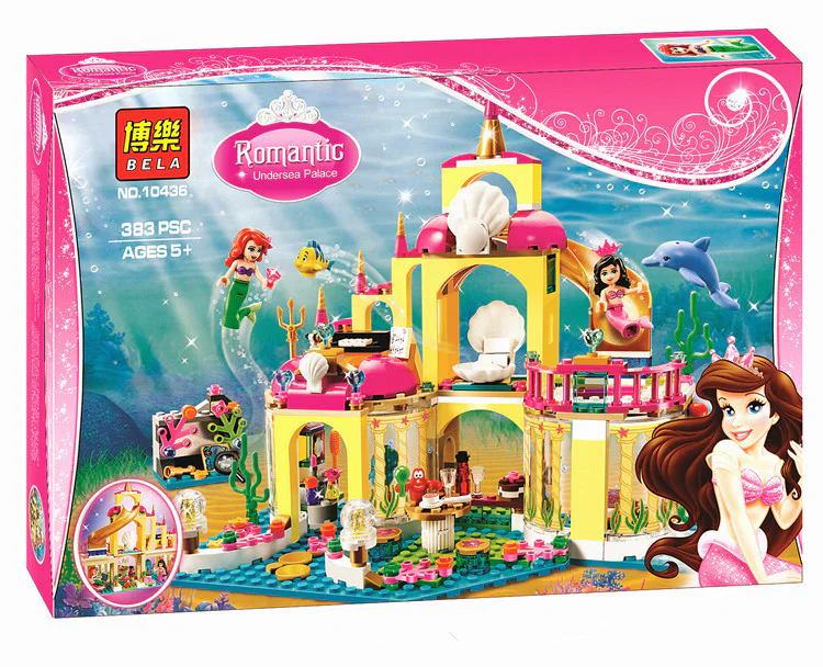 The underwater palace of the beautiful mermaid princess Ariel. 杰高JIEGO JG306 image 5
