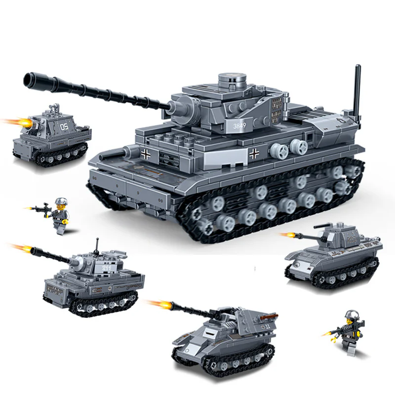 TRANSFORMATION SERIES: GERMAN TANK IV-H, WWII 4 古迪 GUDI 8720