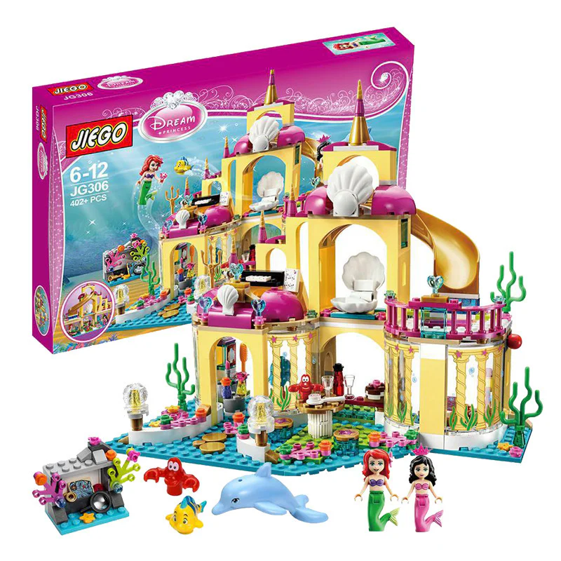 The underwater palace of the beautiful mermaid princess Ariel. 杰高JIEGO JG306 image 12