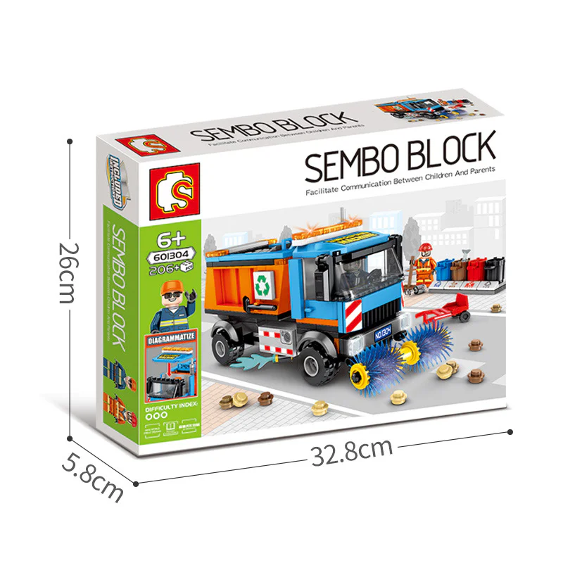 Sembo Street View: multi-purpose sanitation vehicle 森宝 SEMBO 601304 image 3