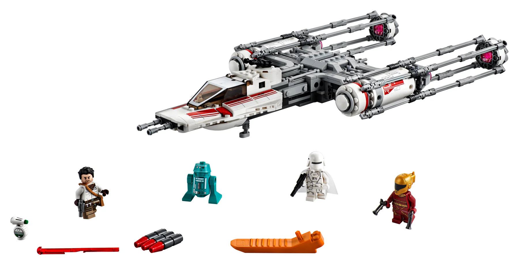RESISTANCE Y-WING STAR FIGHTER 乐高 LEGO 75249