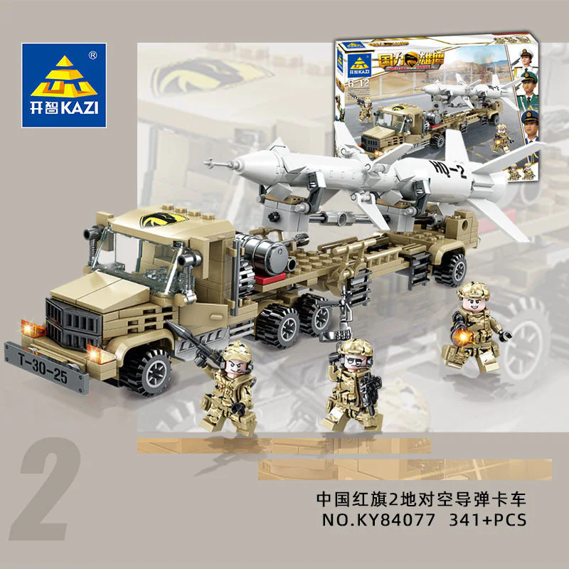 National Eagle: Chinese Red Flag 2 surface-to-air missile truck 开智 KAZI/高博乐 GBL KY84077