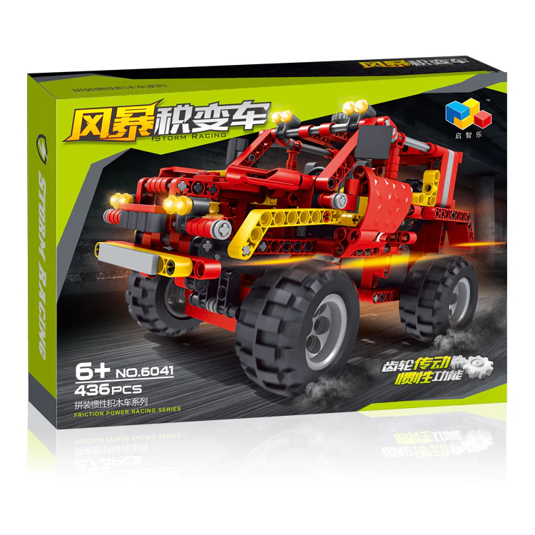 Storm Scramble: Red Land Cruiser 启智乐 6041 image 1